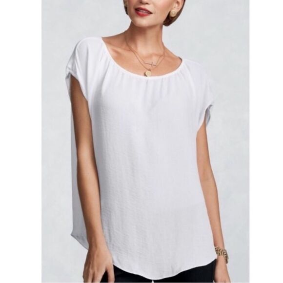 CAbi White, Tie Back Top. - Picture 1 of 5